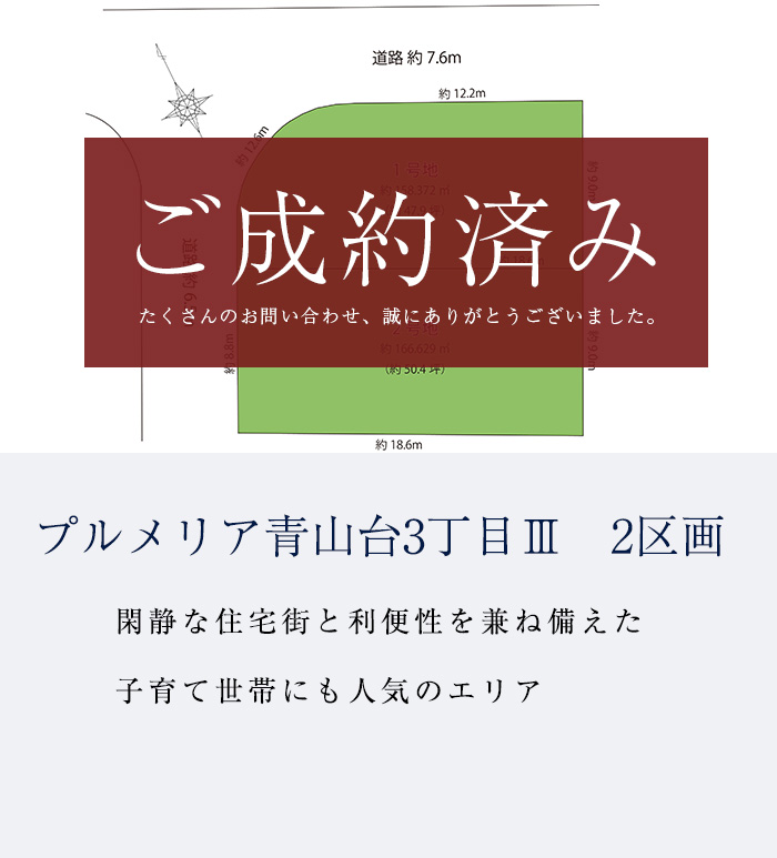 プルメリア青山台3丁目Ⅲ　全2区画