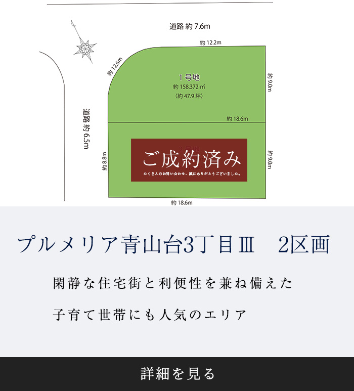 プルメリア青山台3丁目Ⅲ　全2区画
