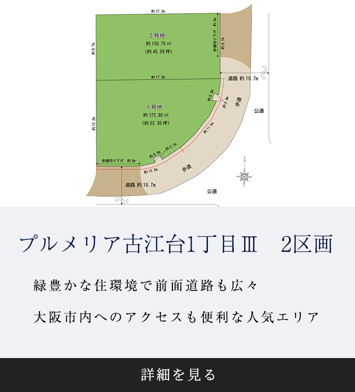 吹田市古江台1丁目Ⅲ　全2区画